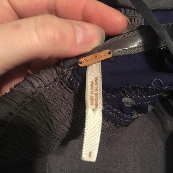 Free People high-low Blue and grey dress - Picture 3 of 8